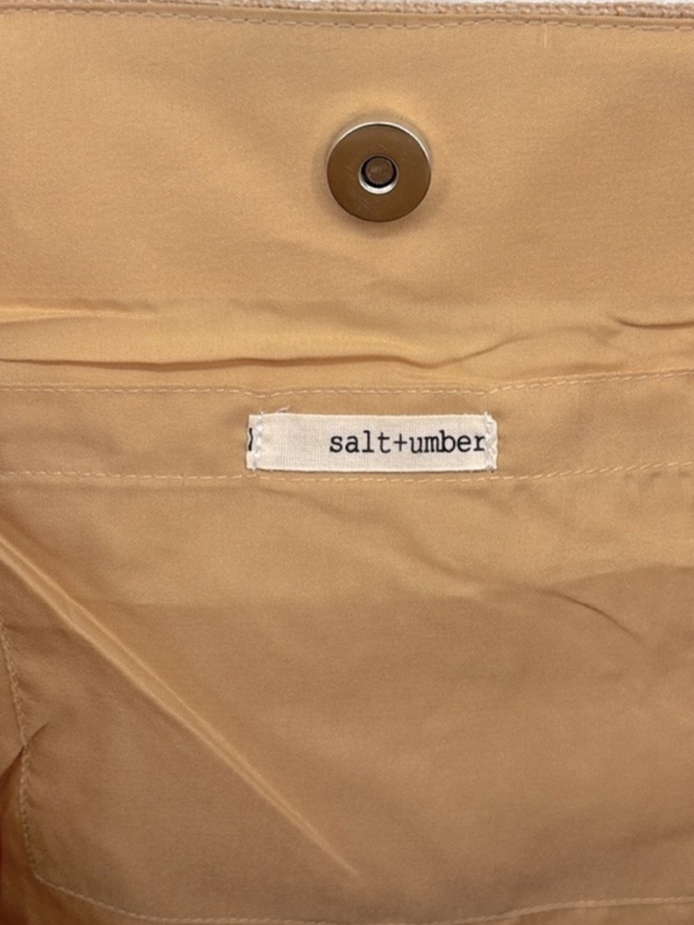 NWT- Salt + Umber Jute Seashell  Woven Tote - Picture 13 of 16